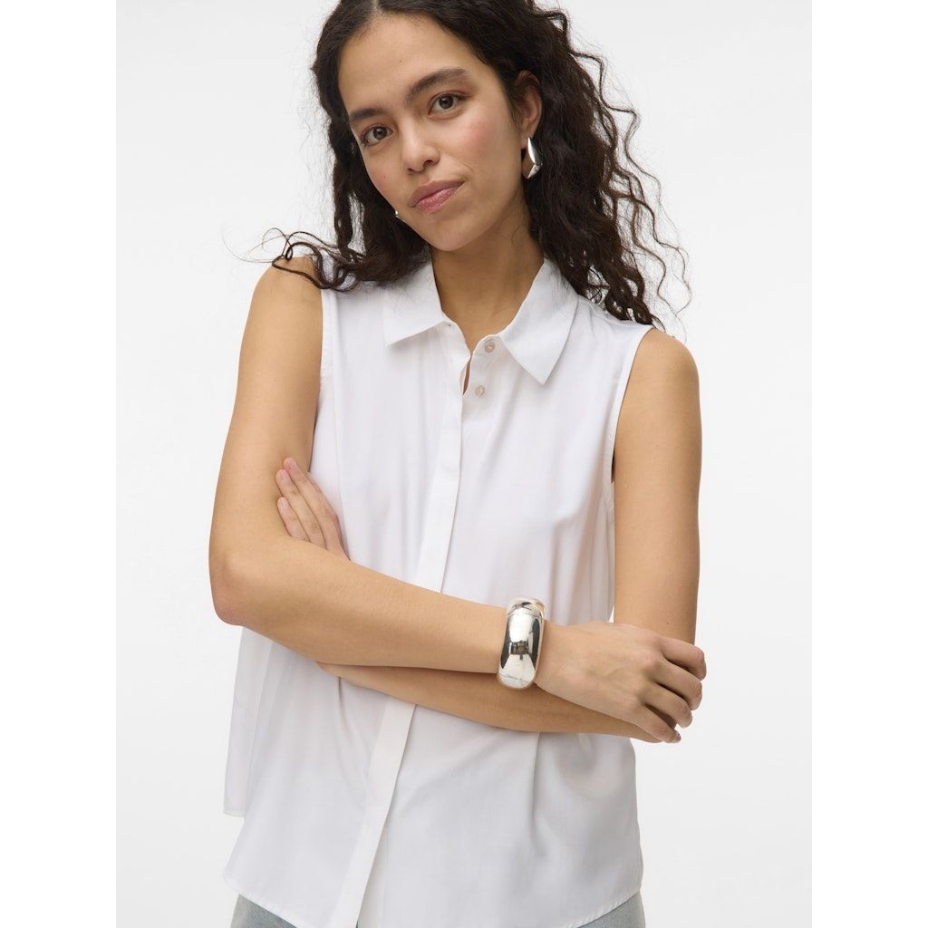 VERO MODA Marškiniai moterims, Balta, Nora shirt 6