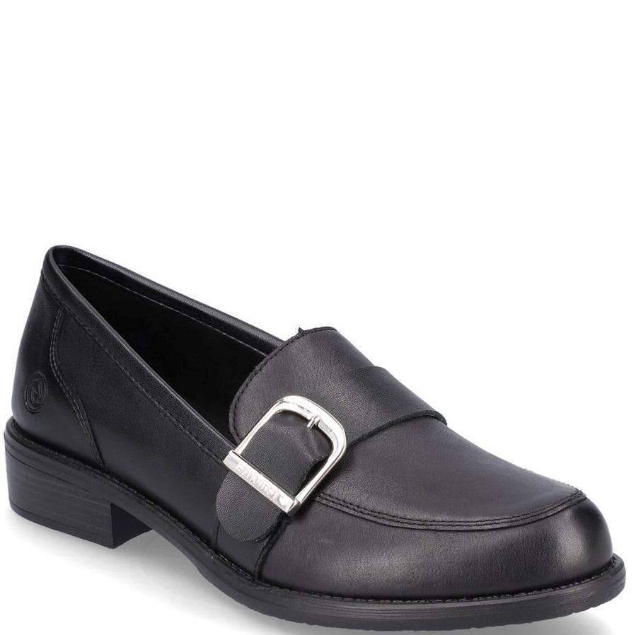 REMONTE Loaferiai moterims, Juoda, LOAFERS POP 1