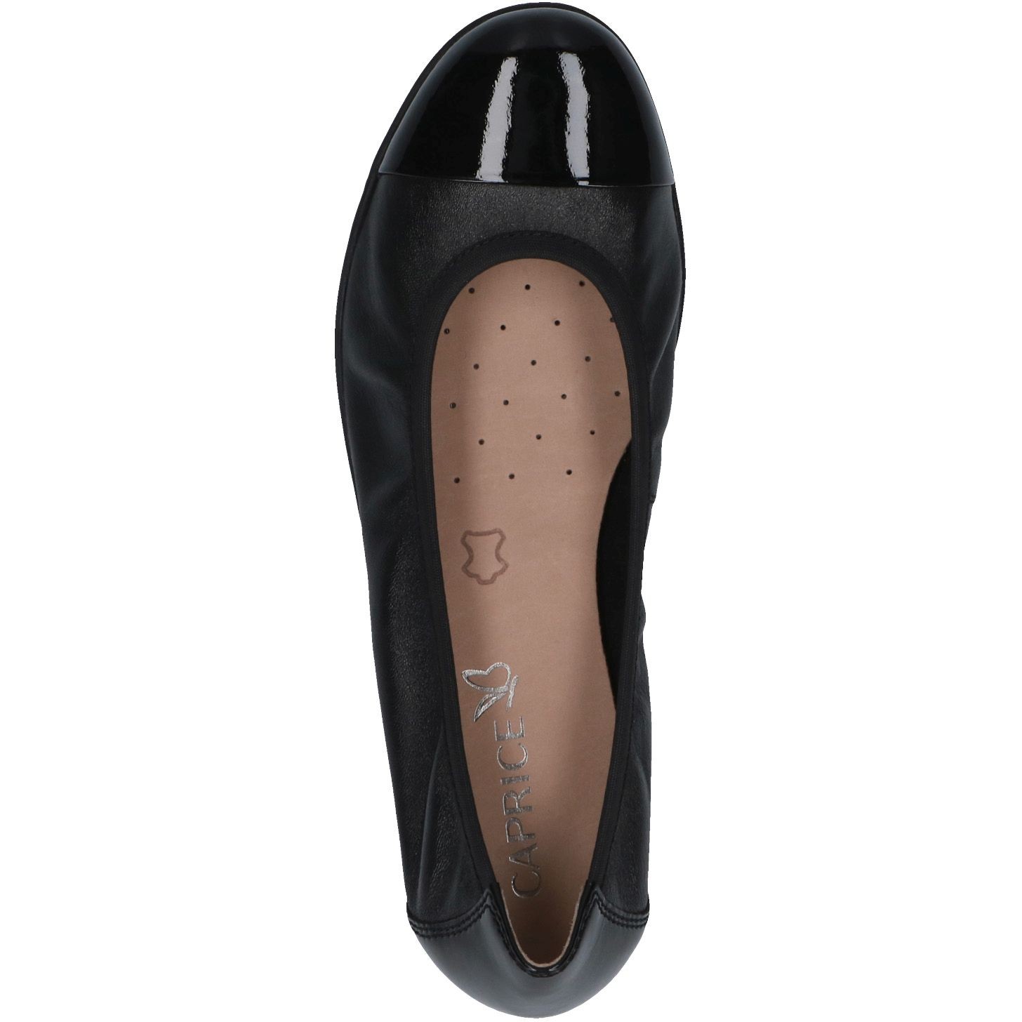 CAPRICE Balerinos moterims, Juoda, Ballerinas 4