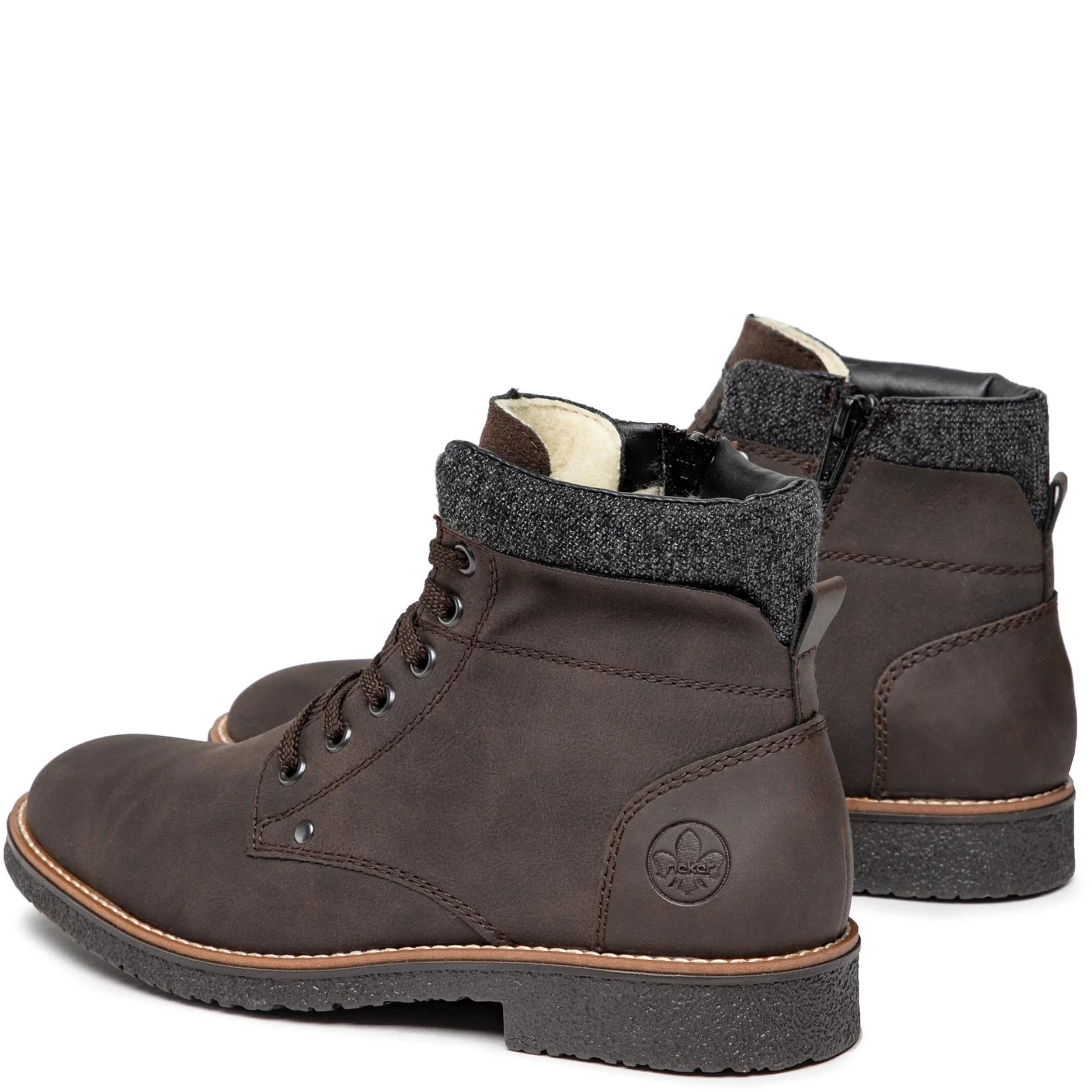 RIEKER Aulinukai vyrams, Ruda, BOOTIES 4