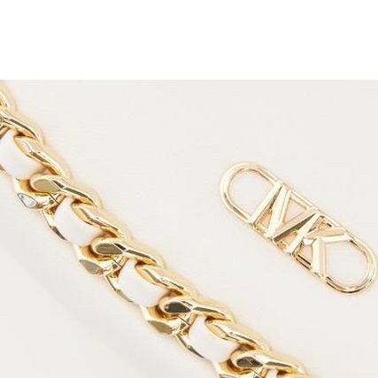 MICHAEL KORS Rankinė per petį moterims, Balta, Sm bracelet pouchette 3