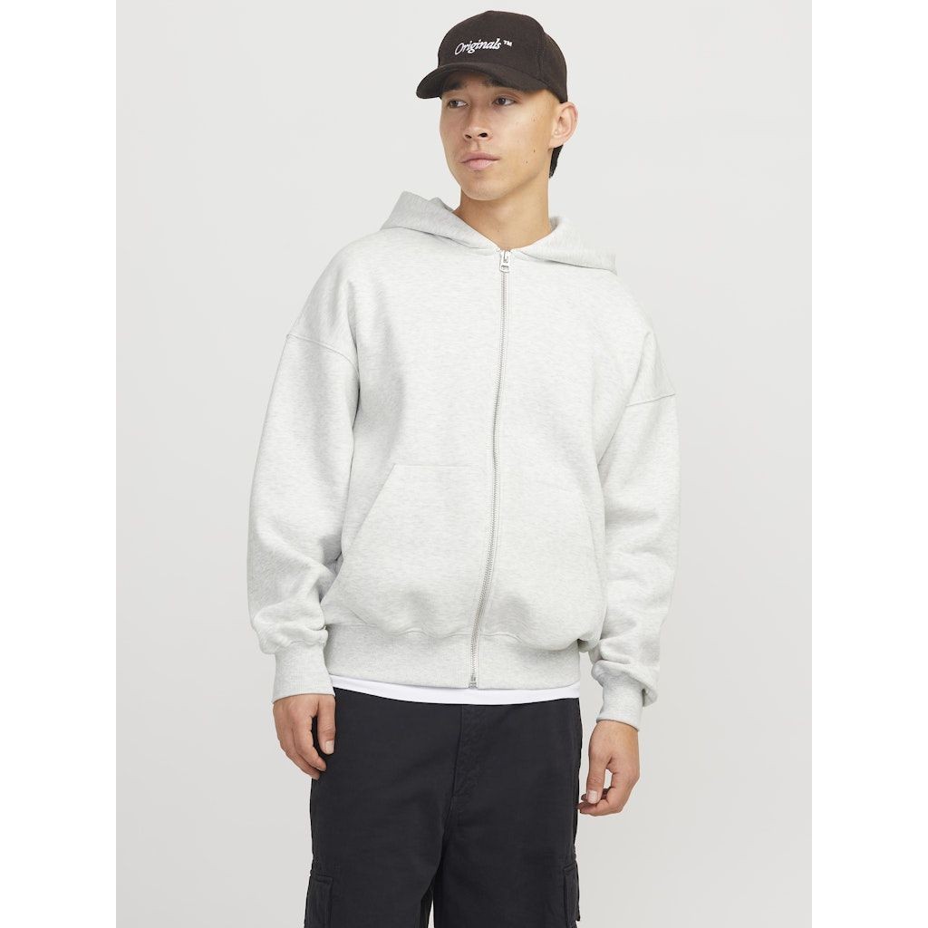 JACK & JONES Džemperis vyrams, Gray, Urban edge sweat zip hood 5