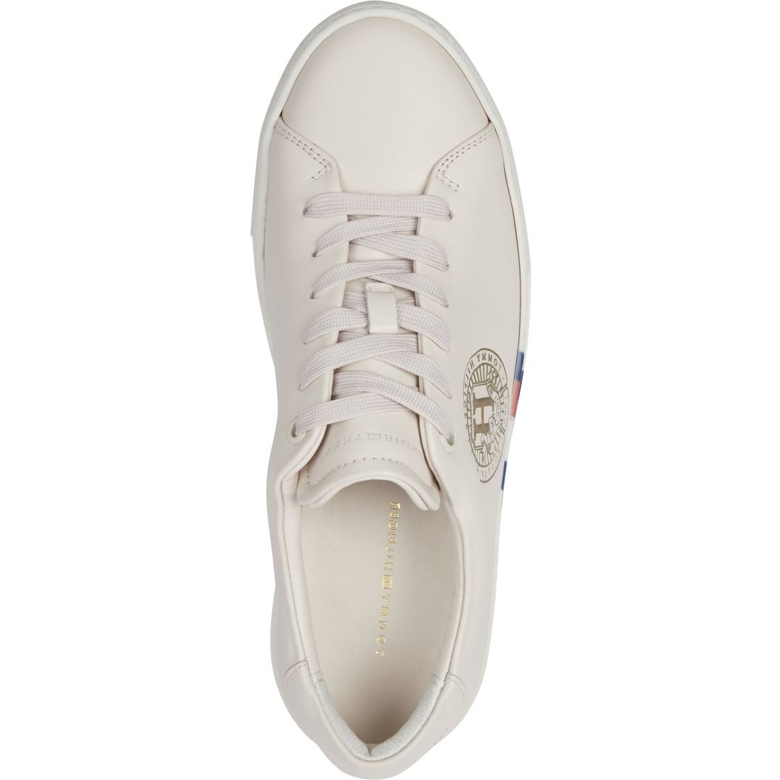 TOMMY HILFIGER Sportiniai bateliai moterims, Balta, ELEVATED CREST SNEAKER 4