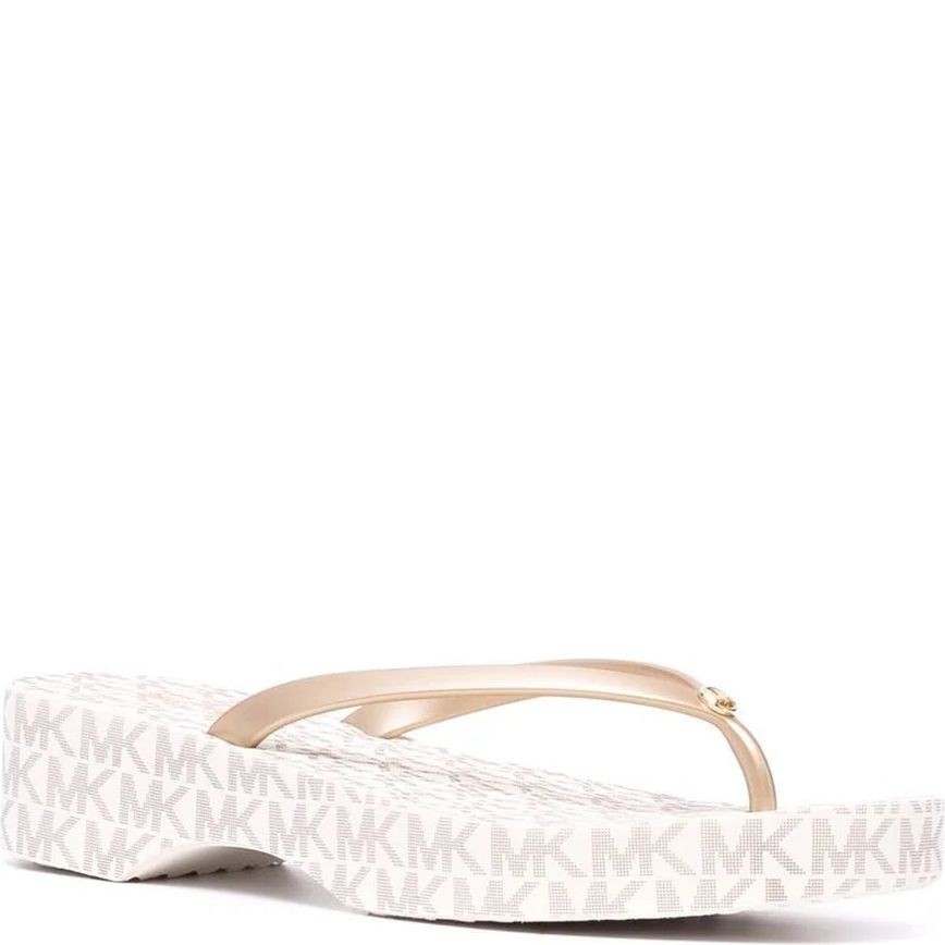 MICHAEL KORS Pliažo šlepetės per pirštą moterims, Kūno, Lilo flip flop 1