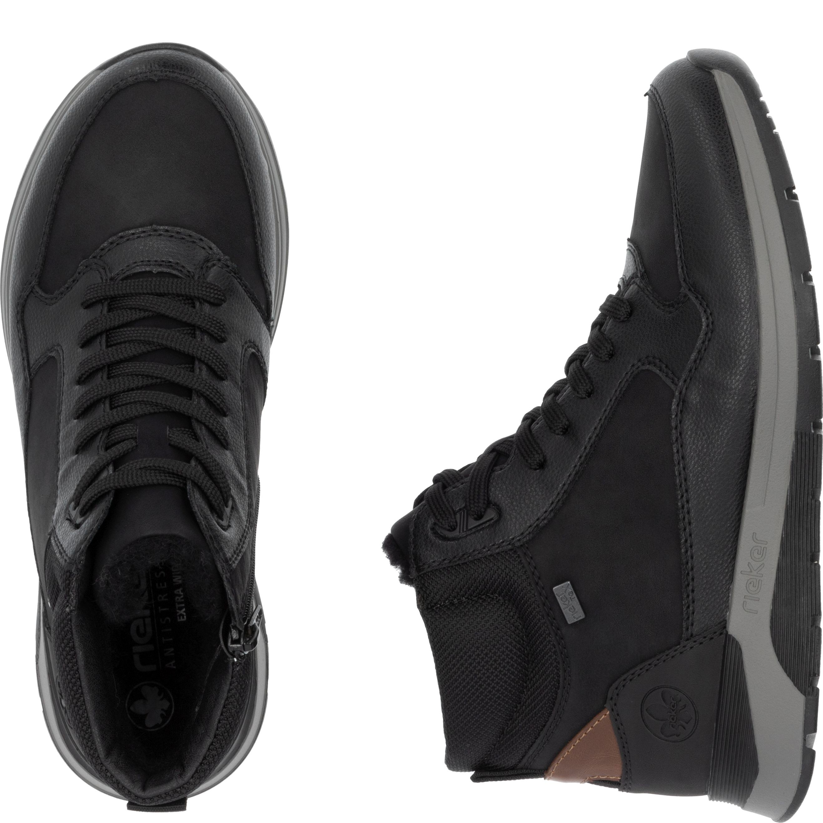 RIEKER Aulinukai vyrams, Juoda, Men's boots 11