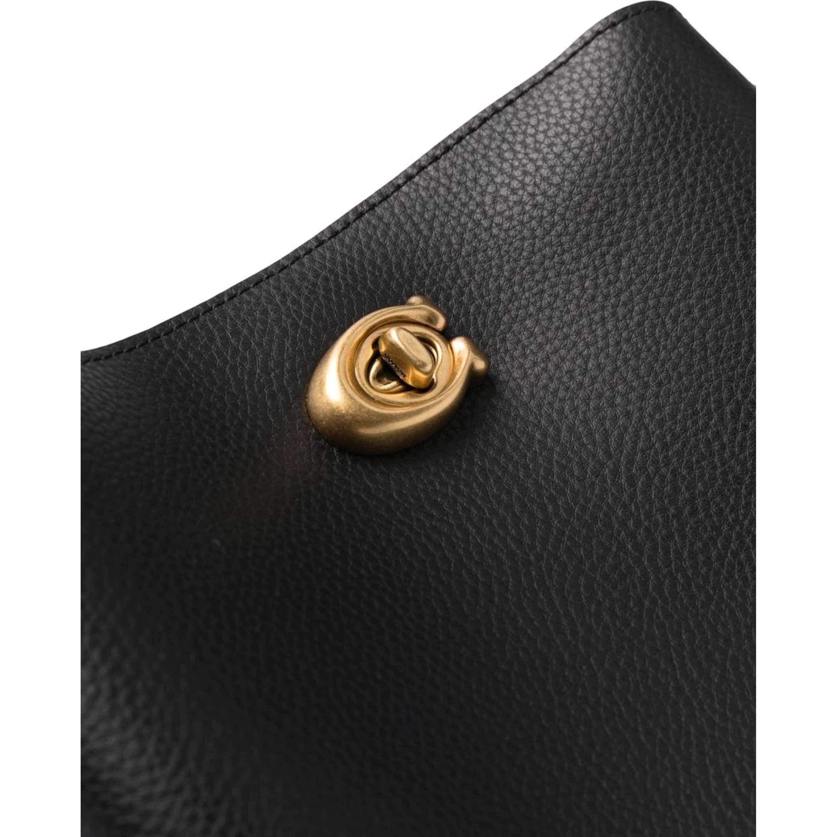 COACH Rankinė moterims, Juoda, Leather willow bucket 3