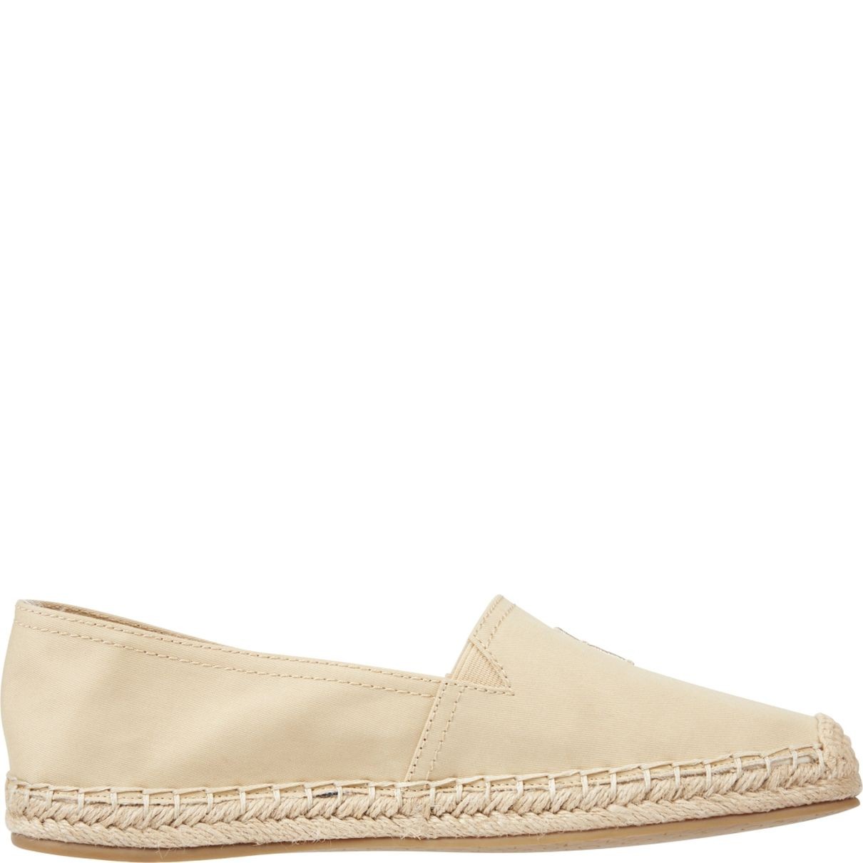 TOMMY HILFIGER Loaferiai moterims, Smėlio, Embroidered flat espadrille 2