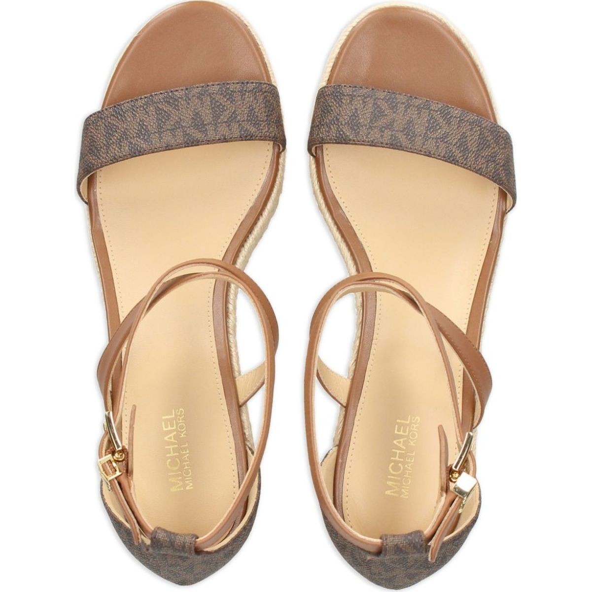 MICHAEL KORS Espadrilės moterims, Ruda, Serena wedge espadrille 4