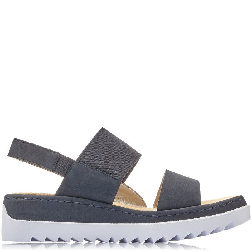 RIEKER Basutės moterims, Mėlyna, SANDALS 3