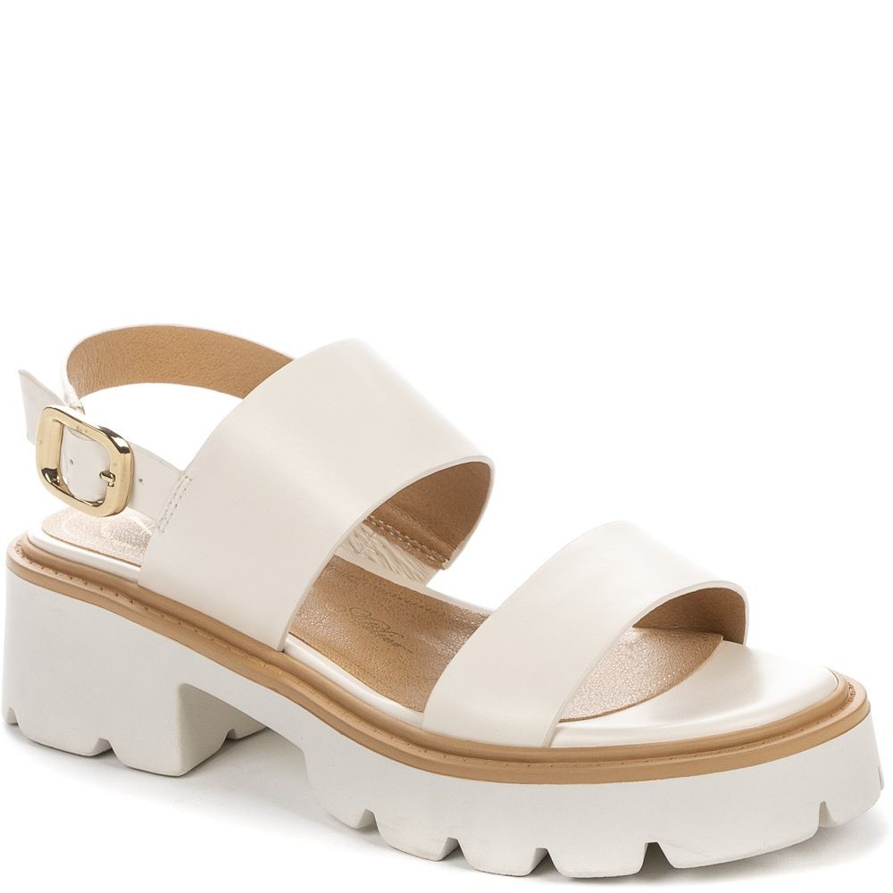 BETSY Basutės moterims, Smėlio, SANDALS