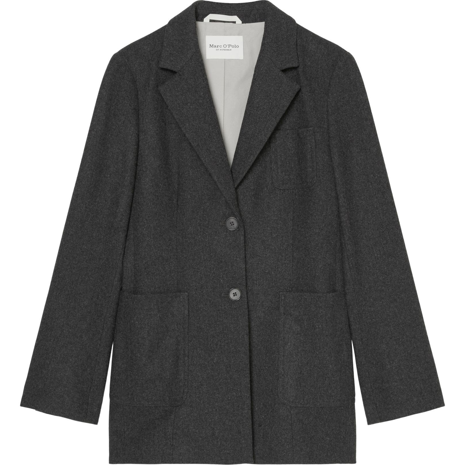 MARC O'POLO Švarkas moterims, Pilka, Blazers 409020880083 1