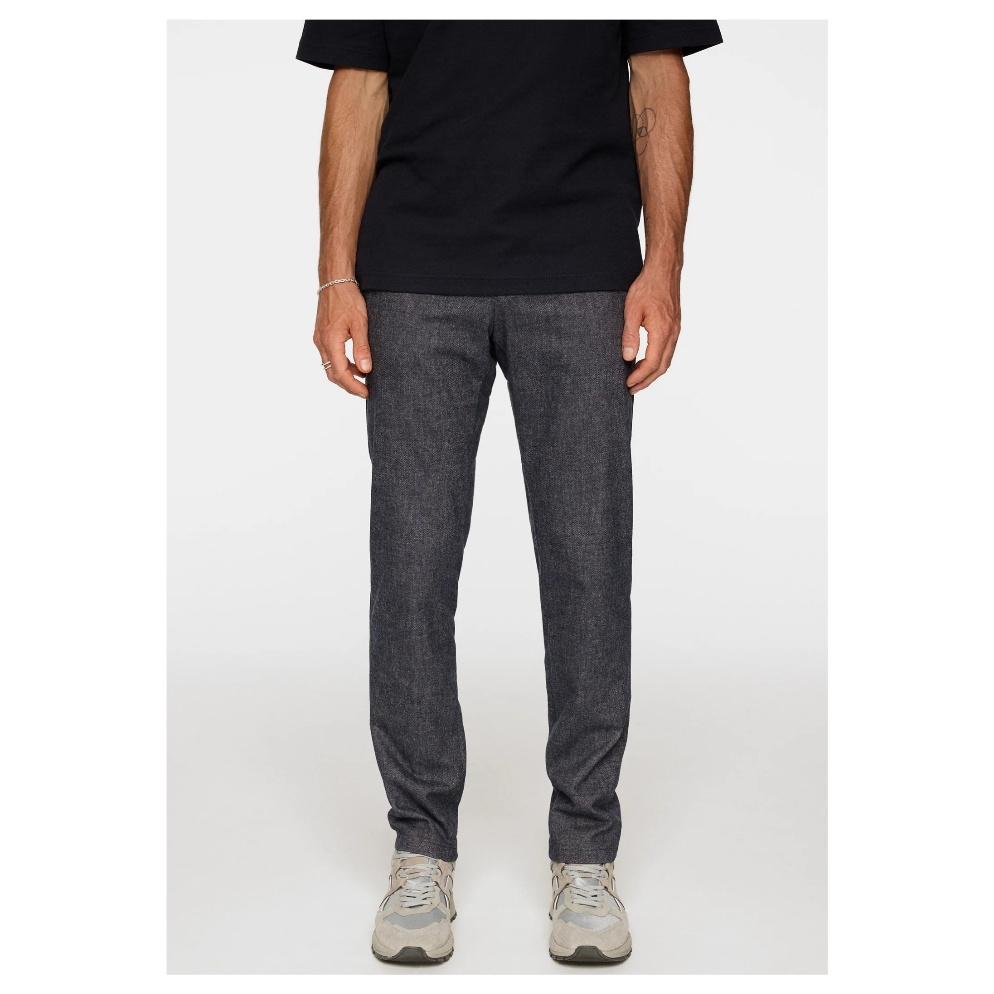 J.LINDEBERG Kelnės vyrams, Mėlyna, Ched micro pattern pants 4