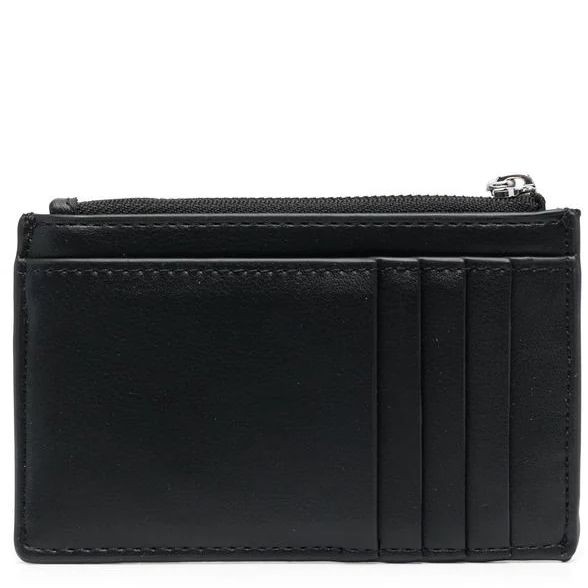 CALVIN KLEIN Piniginė moterims, Juoda, MUST CARDHOLDER LG EMBOSSED 2