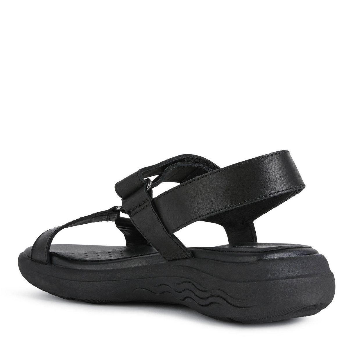 GEOX Basutės moterims, Juoda, SPHERICA EC5W SANDALS 3