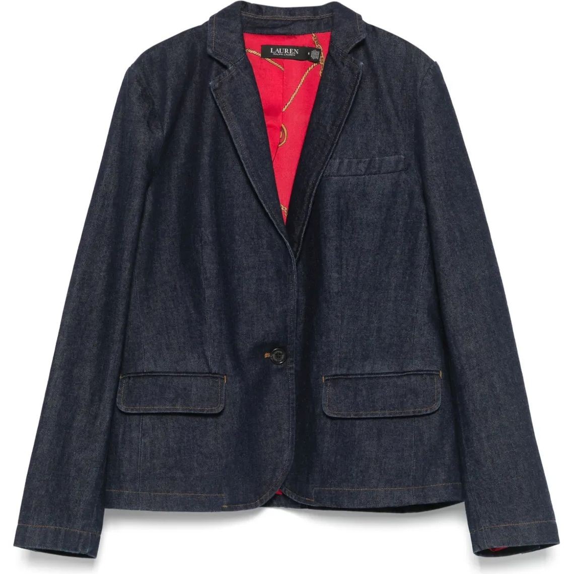 LAUREN RALPH LAUREN Švarkas moterims, Mėlyna, Yasine blazer