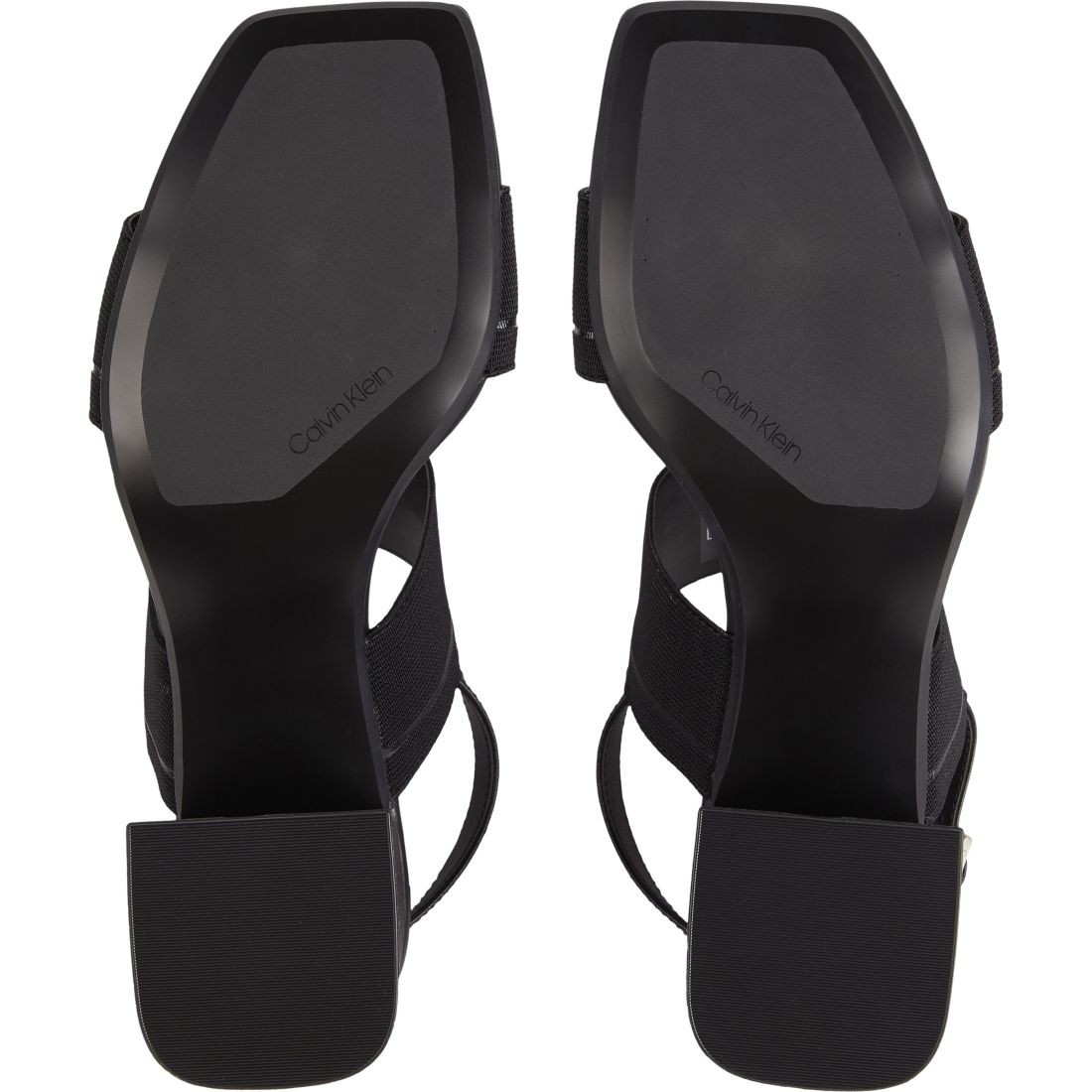 CALVIN KLEIN Basutės moterims, Juoda, Squared sandal 5