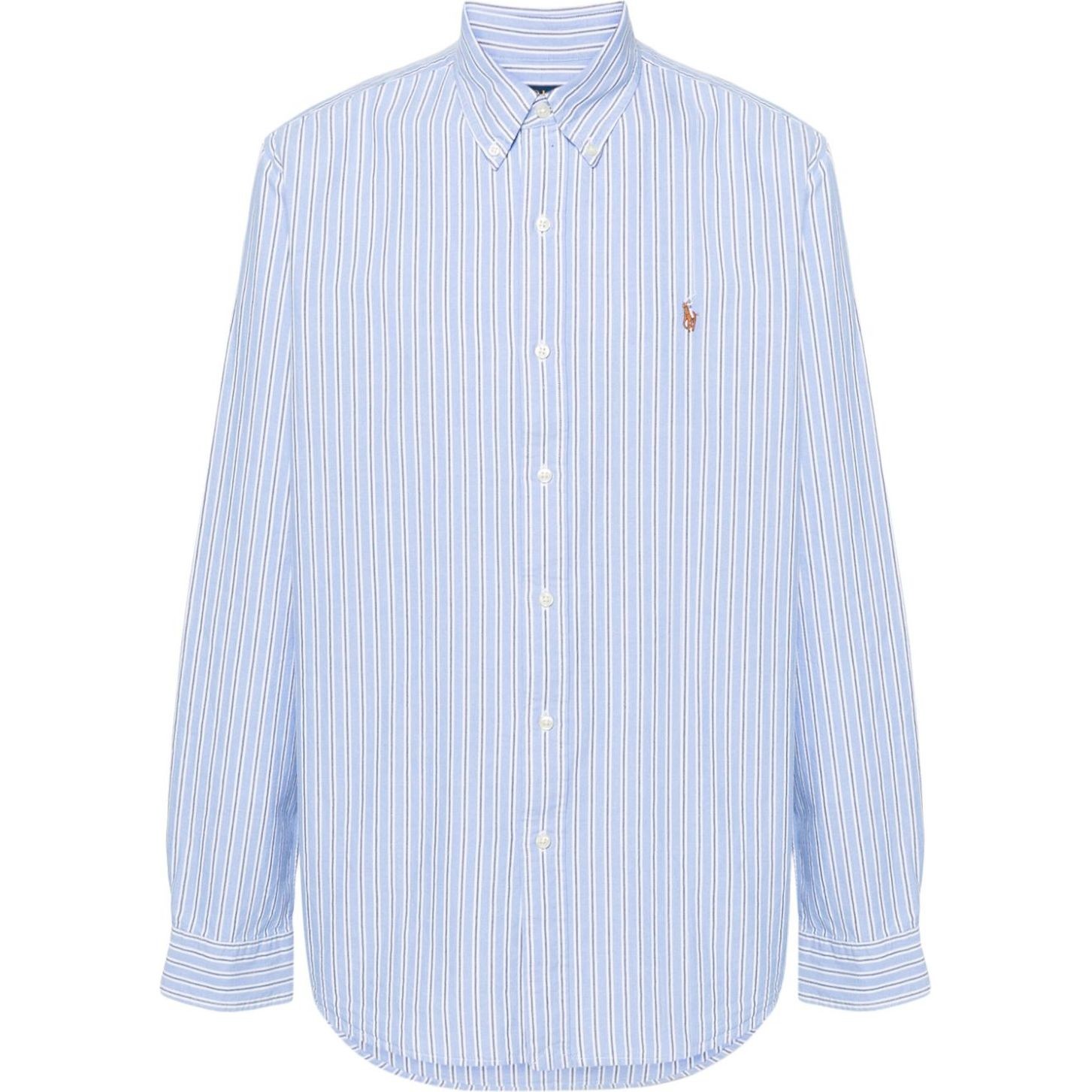 POLO RALPH LAUREN Marškiniai ilgomis rankovėmis vyrams, Mėlyna, Long sleeve shirt