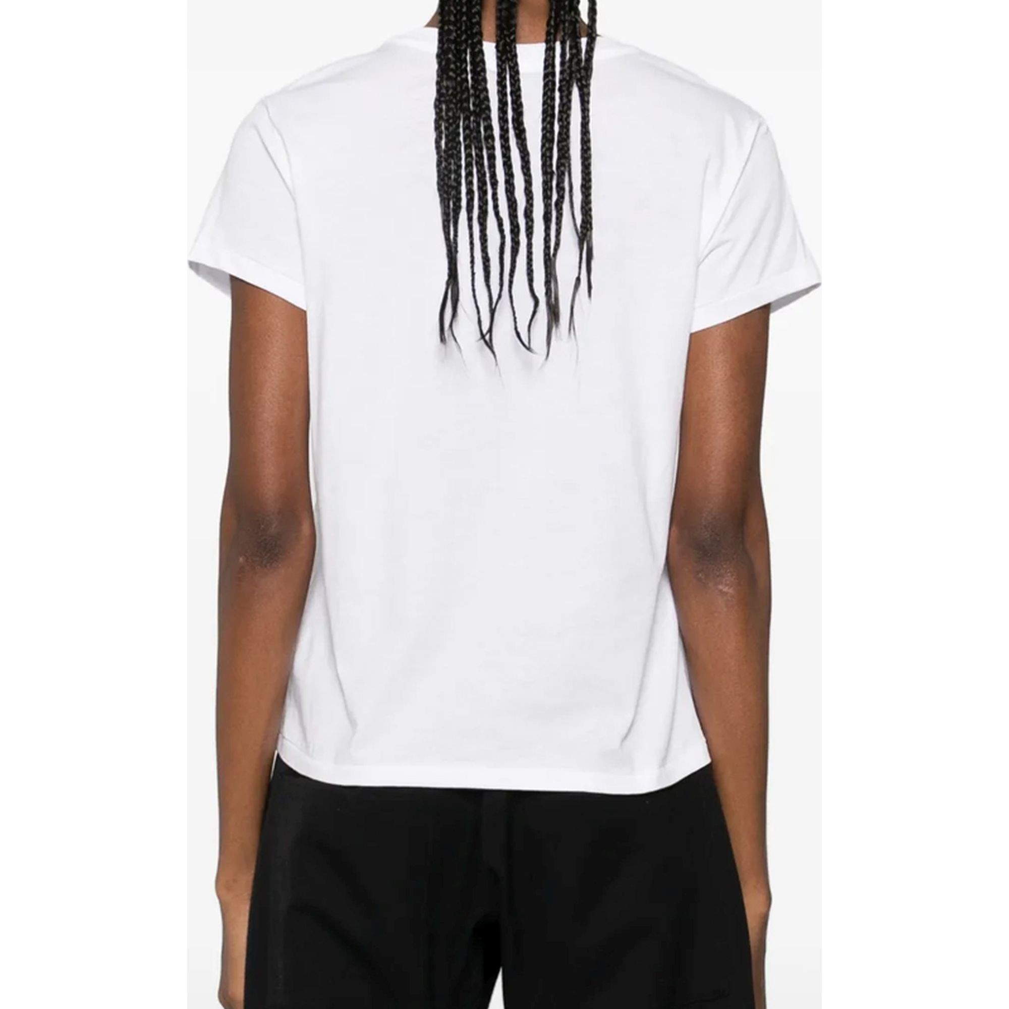 POLO RALPH LAUREN Marškinėliai trump. rankovėmis moterims, Balta, Knit-t-shirt 3