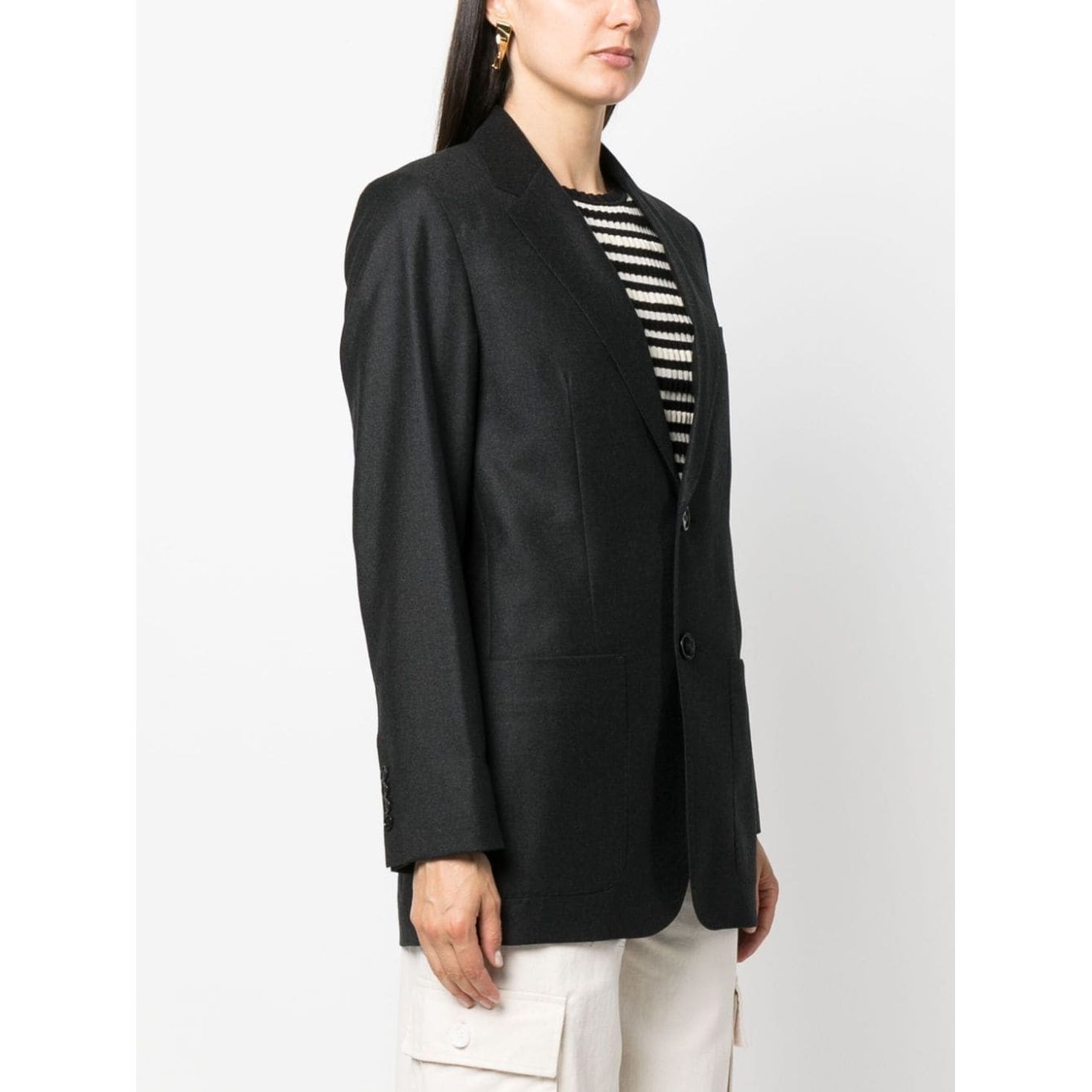 AMI PARIS Švarkas moterims, Pilka, Two buttons jacket 3