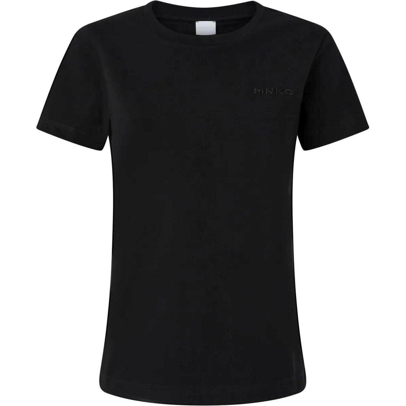 PINKO Marškinėliai trump. rankovėmis moterims, Juoda, Start t-shirt 1