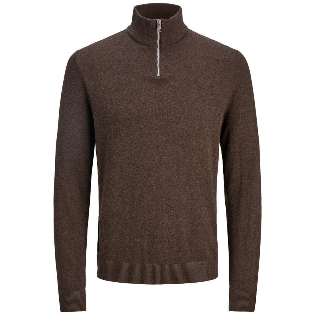 JACK & JONES Megztinis vyrams, Ruda, Emil knit half zip