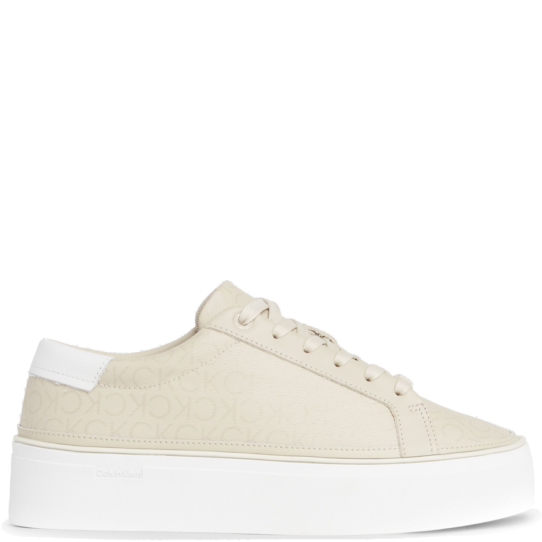 CALVIN KLEIN Laisvalaikio bateliai moterims, Pilka, Flatform cup lace up leisure 2