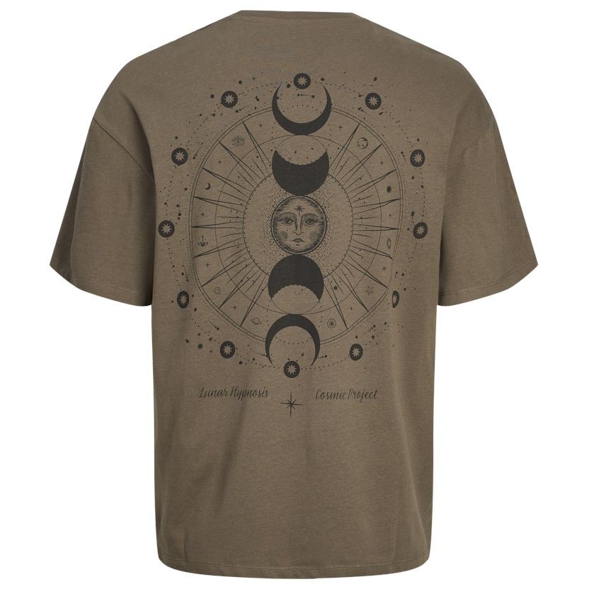 JACK & JONES Marškinėliai vyrams, Ruda, Mystic tee 2