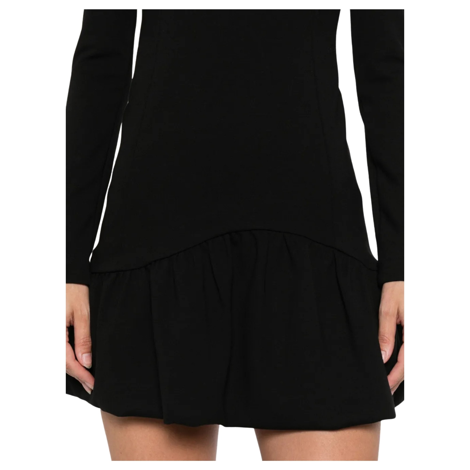 PINKO Mini suknelė moterims, Juoda, Acetosella dress 2