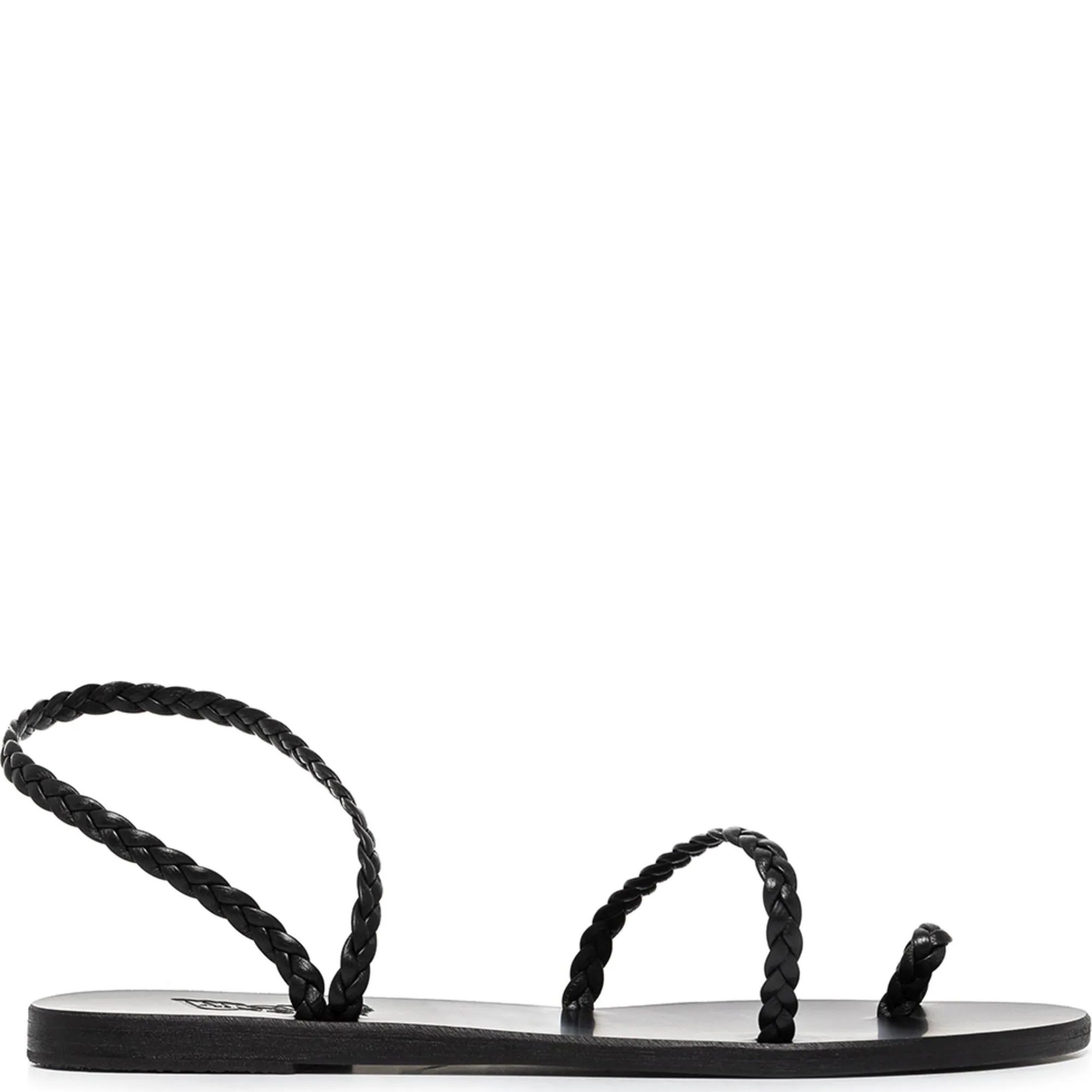ANCIENT GREEK SANDAL Basutės moterims, Juoda, Eleftheria nappa sandals 2