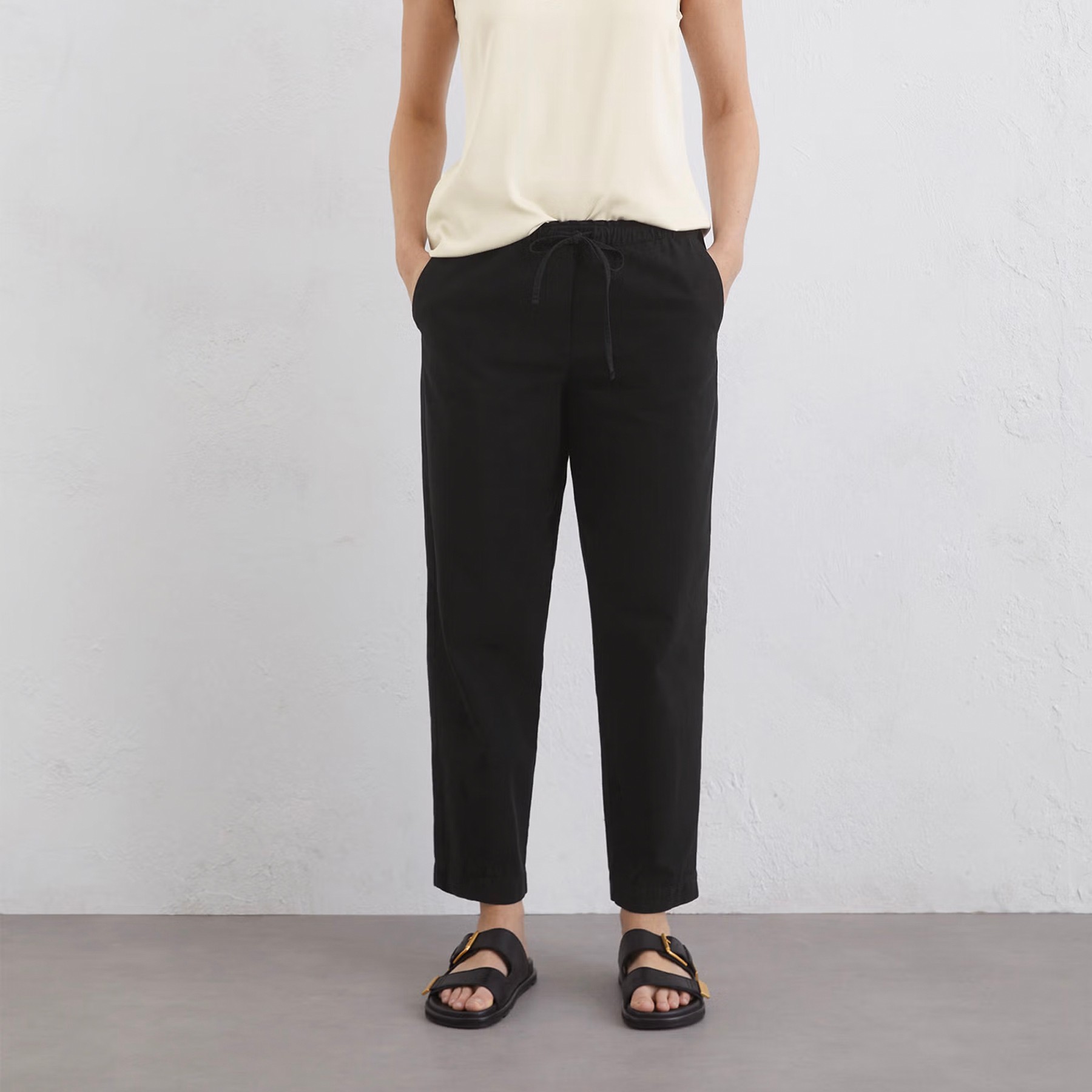 MARC O'POLO Kelnės moterims, Juoda, Pants 503134010073 2