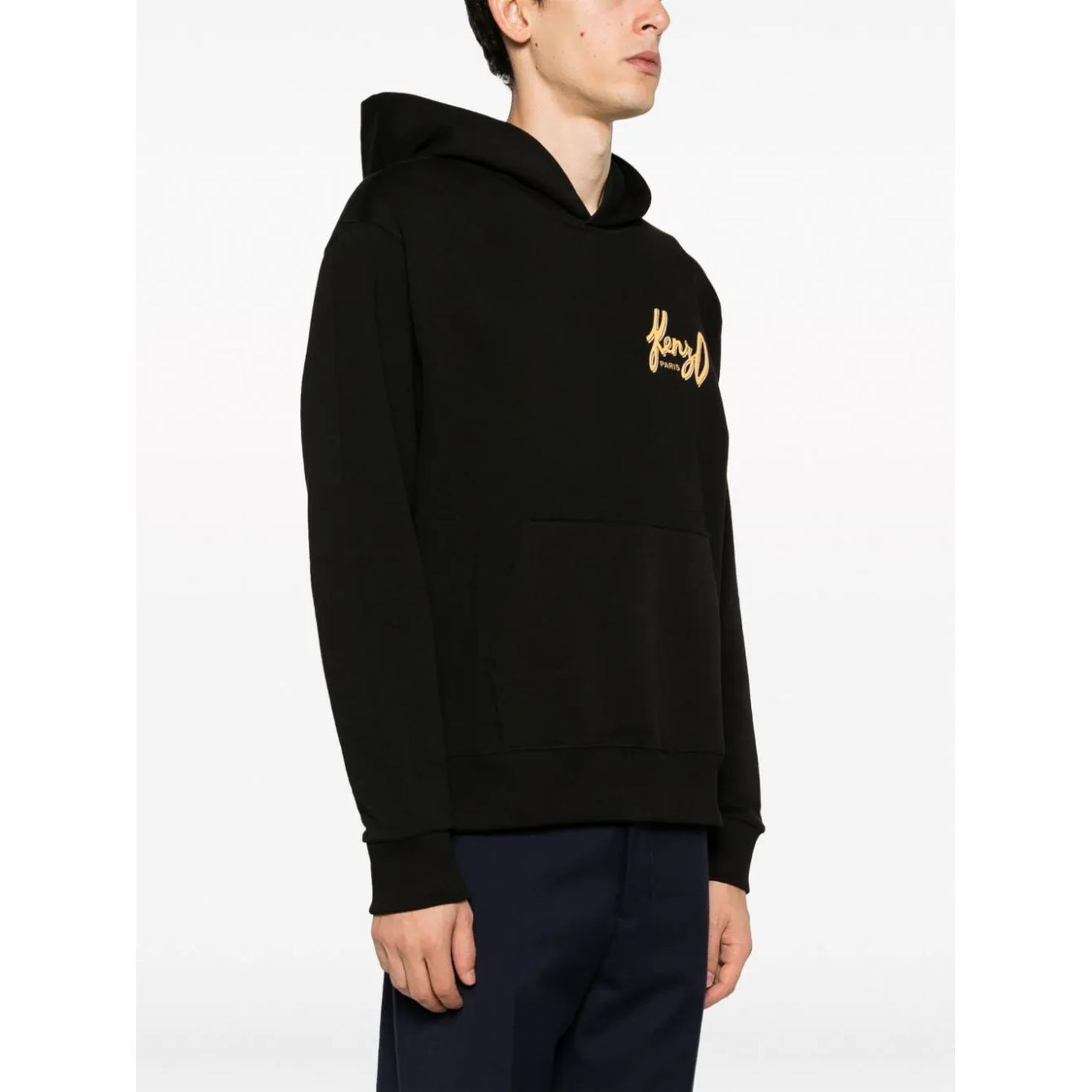 KENZO Džemperis vyrams, Juoda, Kenzo archive logo cl hoodie 2