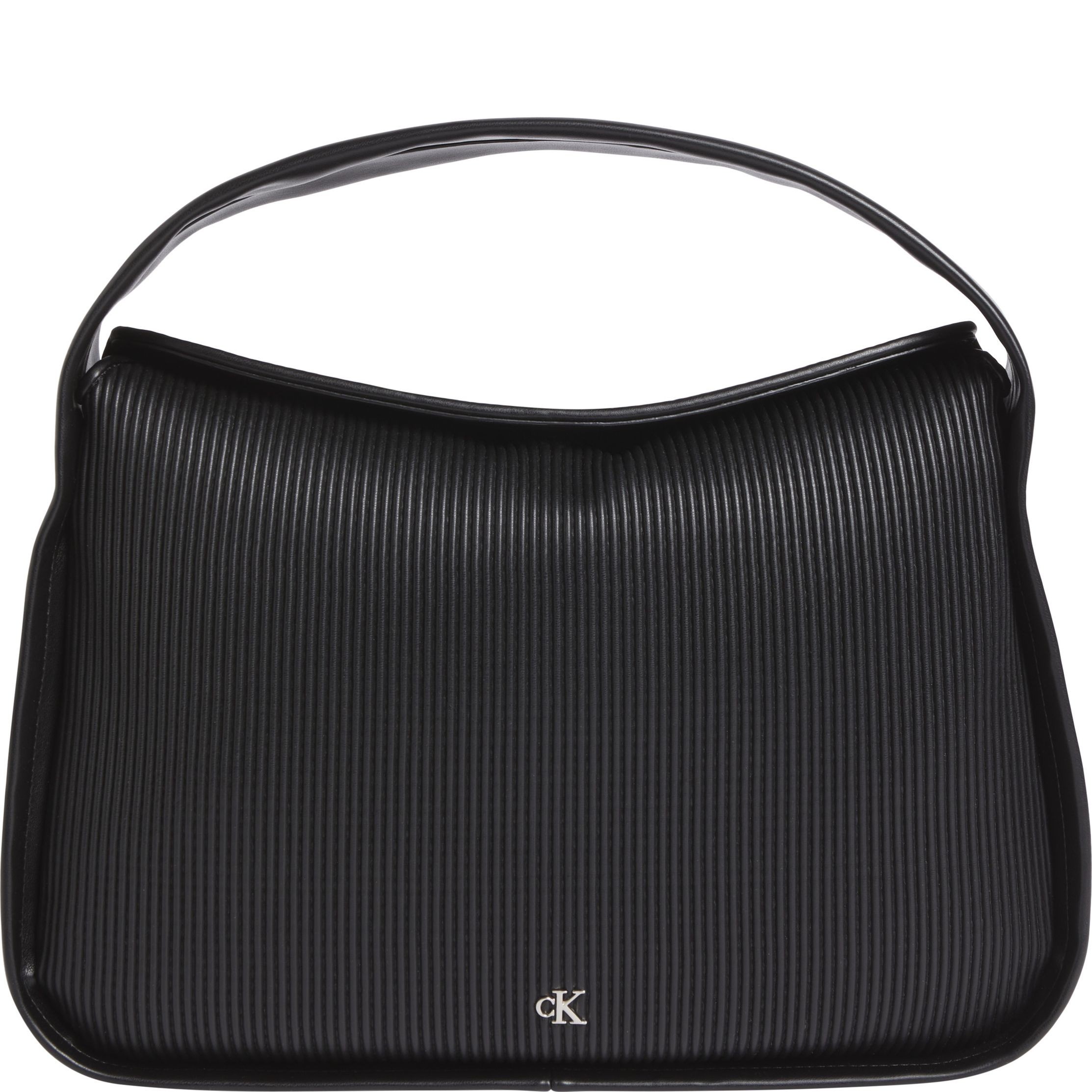 CALVIN KLEIN JEANS Rankinė per petį moterims, Juoda, Rib shoulderbag 1