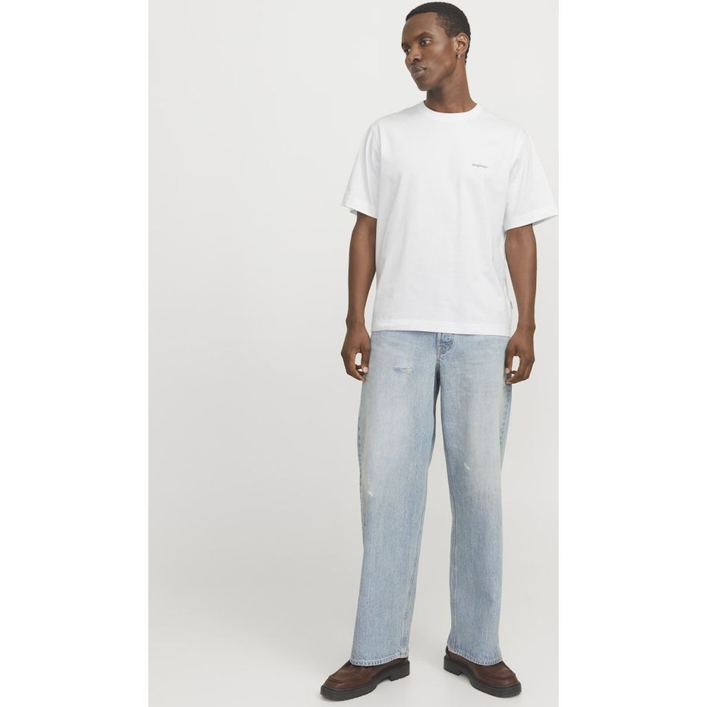 JACK & JONES Marškinėliai vyrams, Balta, Paros easter sketch tee 6