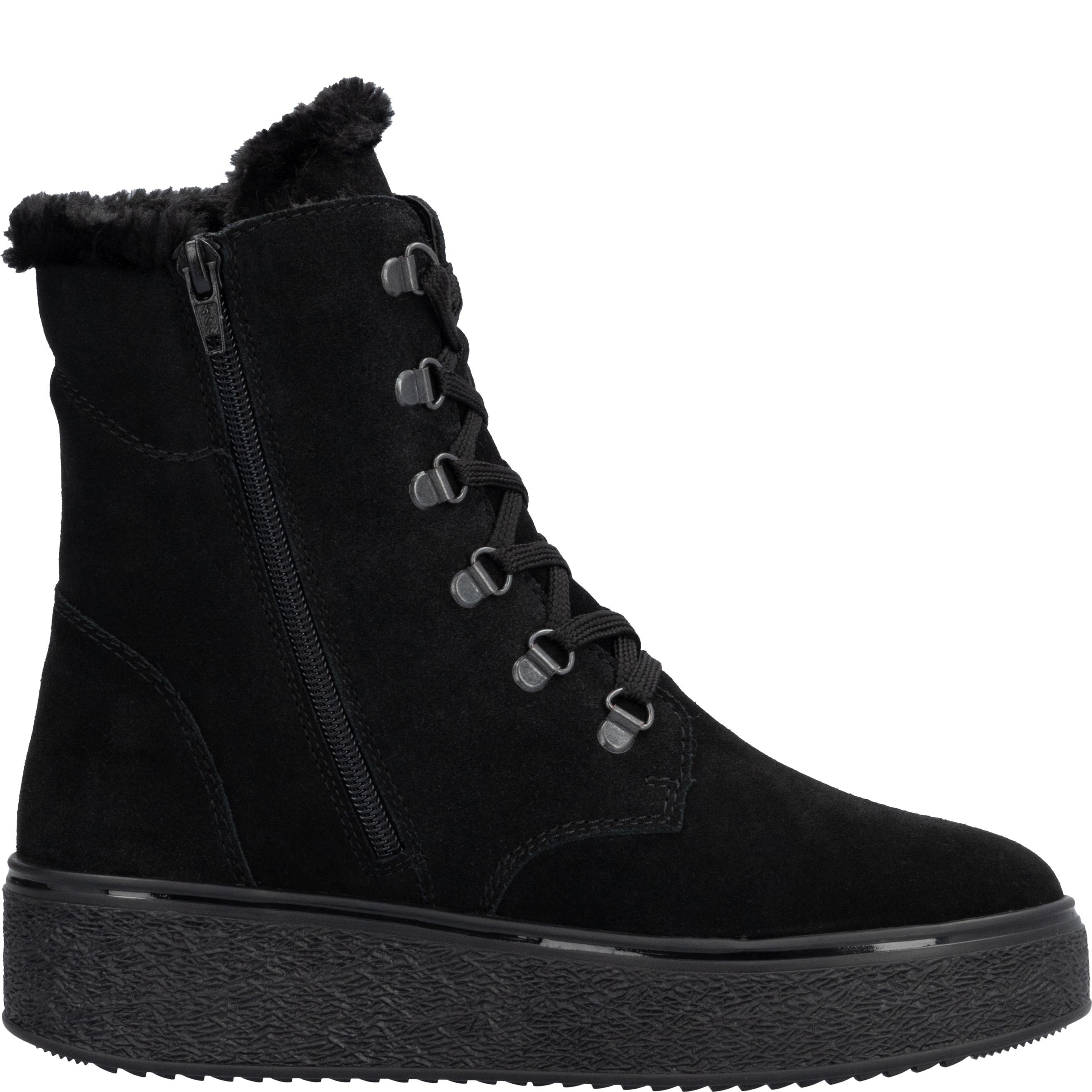 RIEKER Aulinukai moterims, Juoda, Ladies mid height boots 5