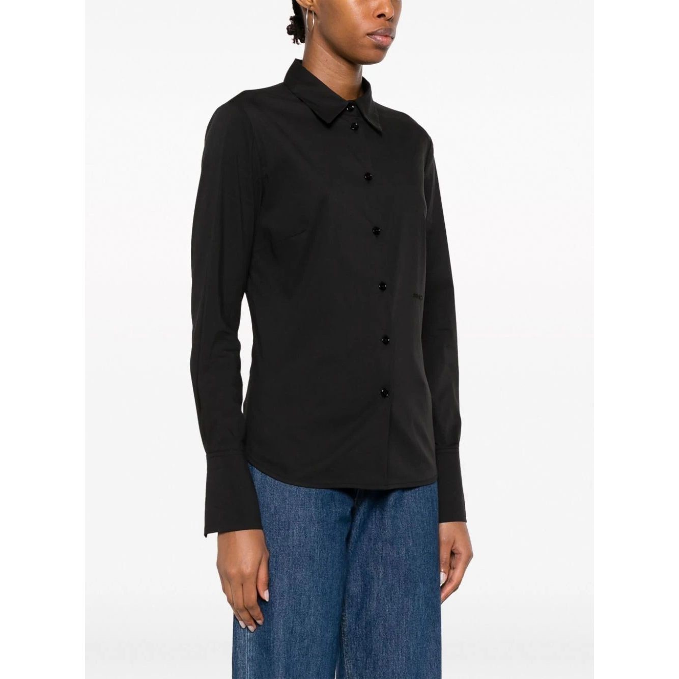 PINKO Marškiniai ilgomis rankovėmis moterims, Juoda, Dory shirt 2