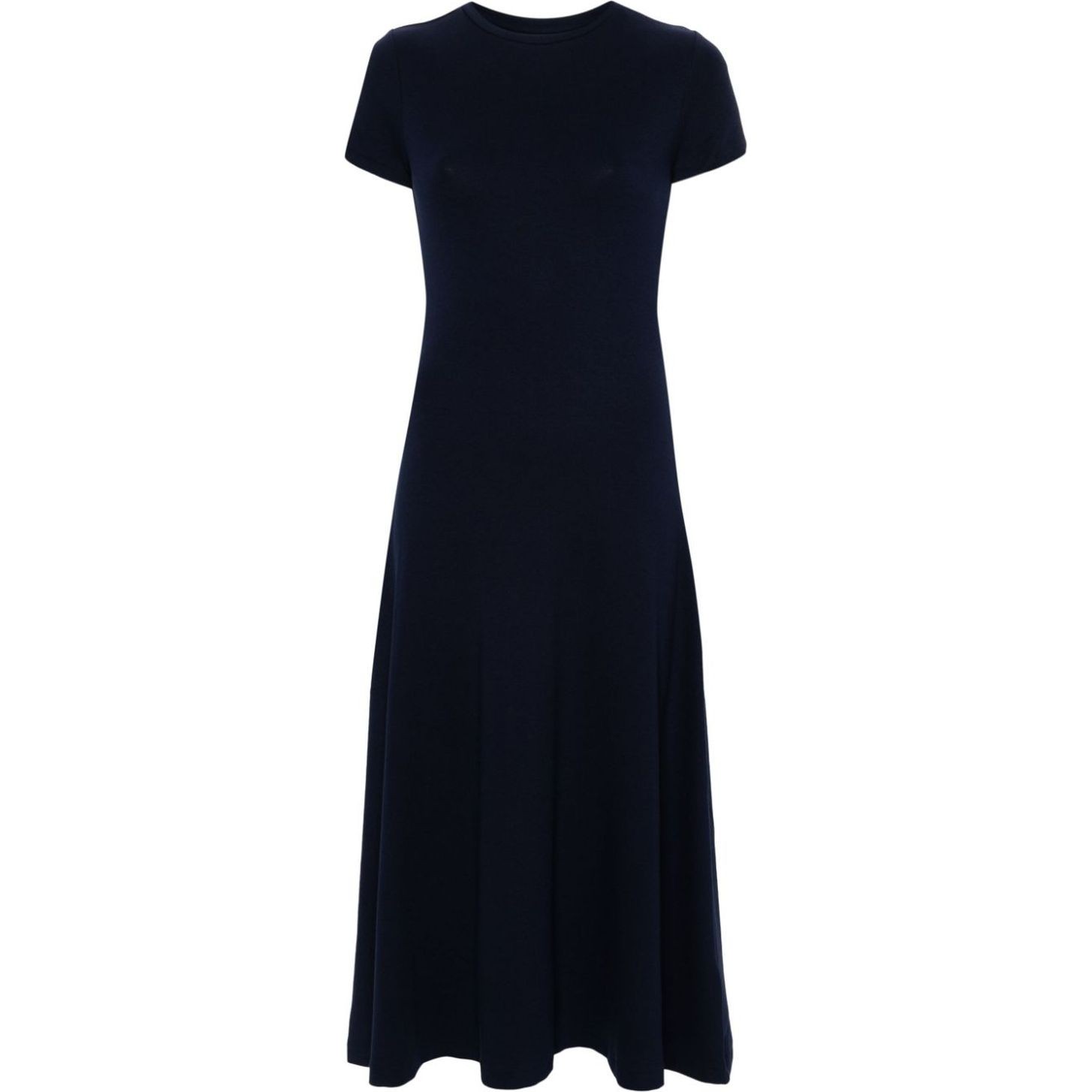 POLO RALPH LAUREN Midi suknelė moterims, Mėlyna, Embroidered logo maxi dress