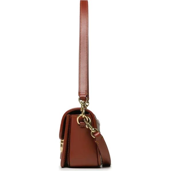 COACH Rankinė per petį moterims, Ruda, Signature studio baguette bag 3