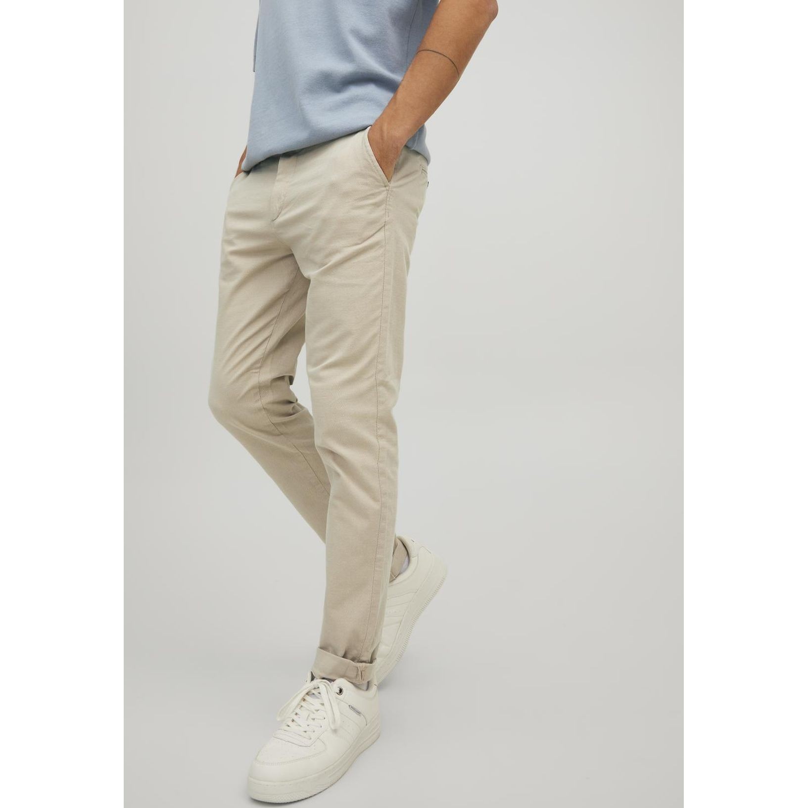 JACK & JONES Formalios kelnės vyrams, Smėlio, Marco Fury 8