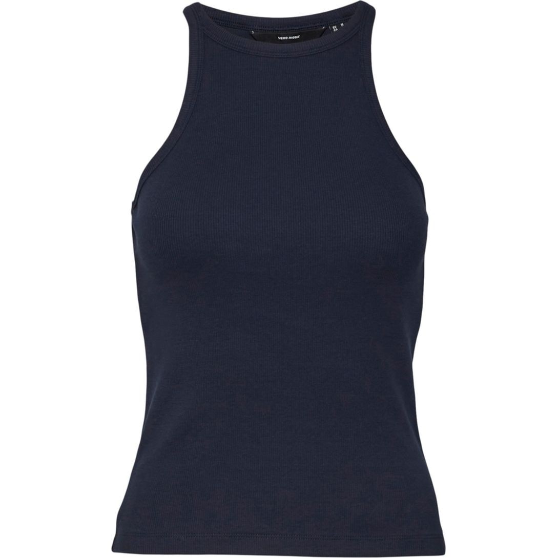 VERO MODA Marškiniai be rankovių moterims, Mėlyna, Chloe short tank top 1
