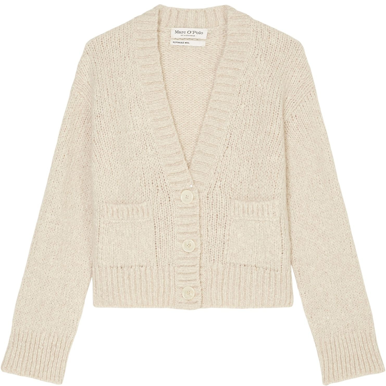 MARC O'POLO Kardiganas moterims, Balta 1