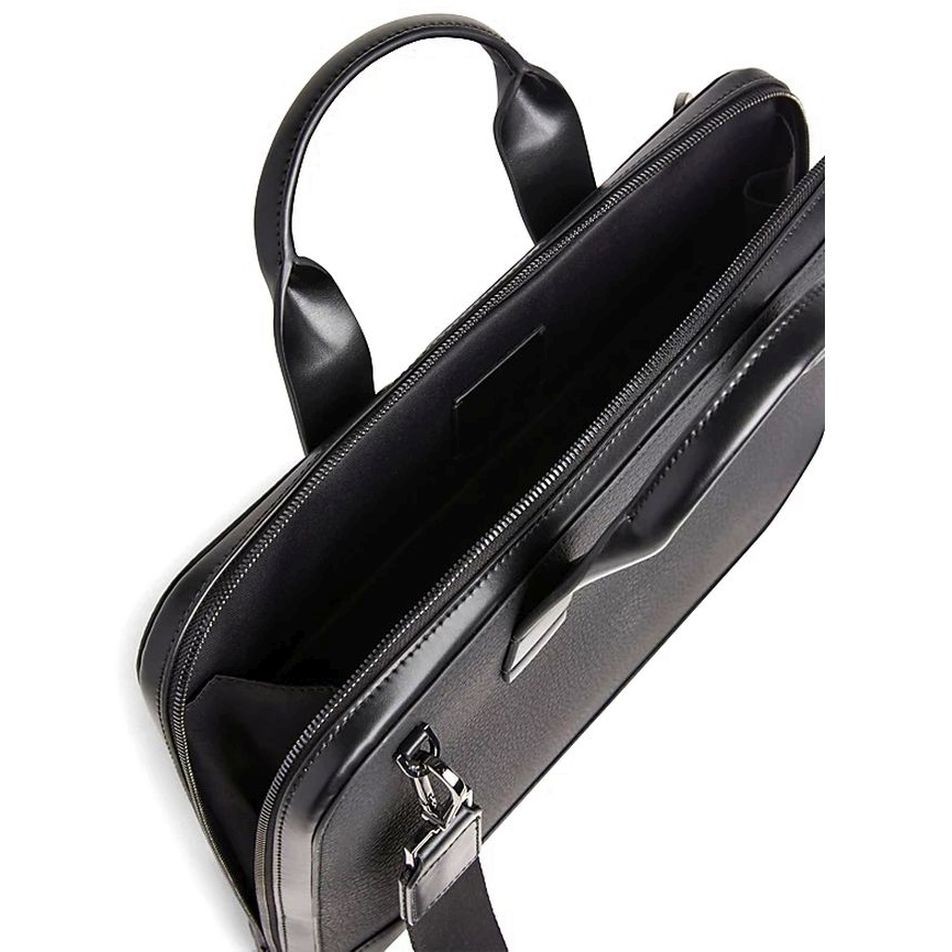 CALVIN KLEIN Dėklas kompiuteriui vyrams, Juoda, Modern bar slim laptop bag 3