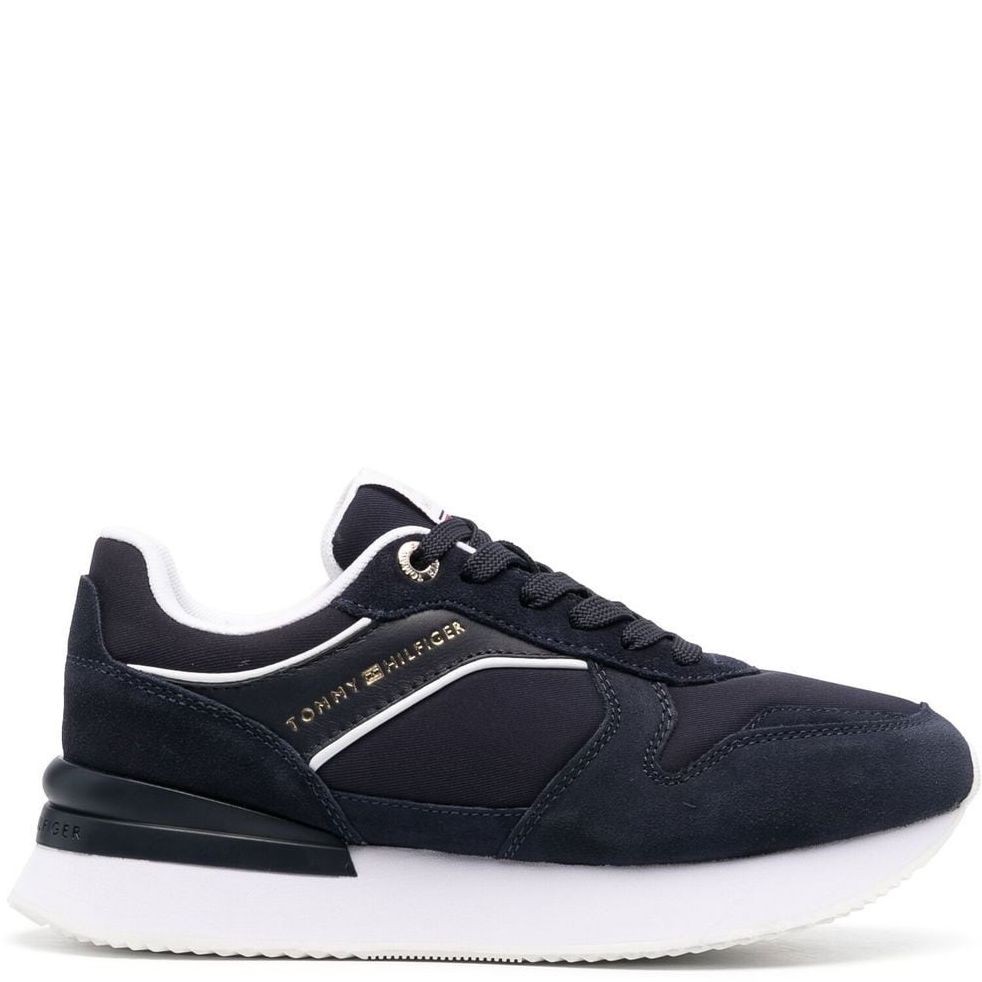 TOMMY HILFIGER Sportiniai bateliai moterims, Mėlyna, Elevated runner sport shoe 1