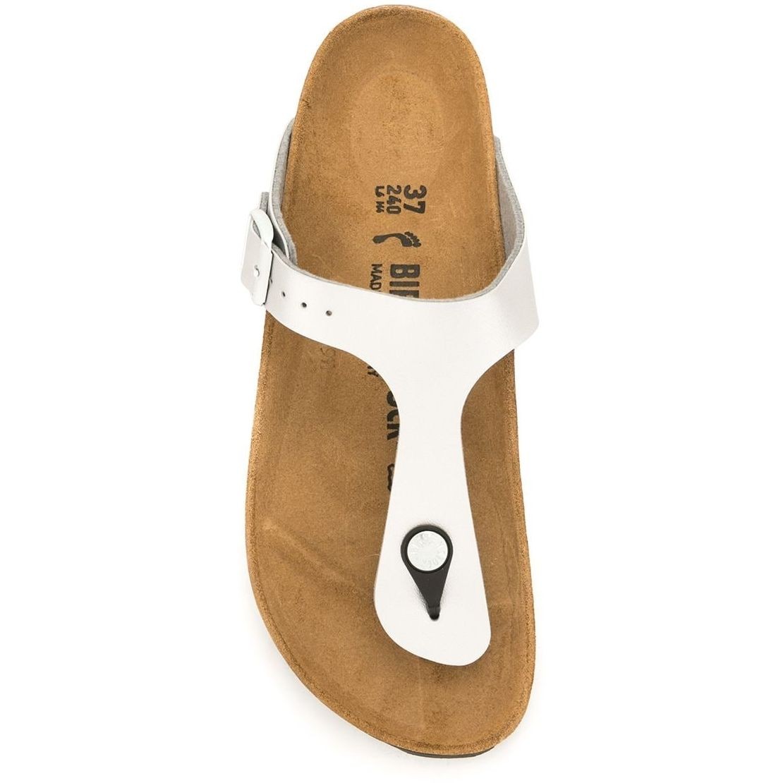 BIRKENSTOCK Šlepetės moterims, Sidabrinė, Gizeh BS 4