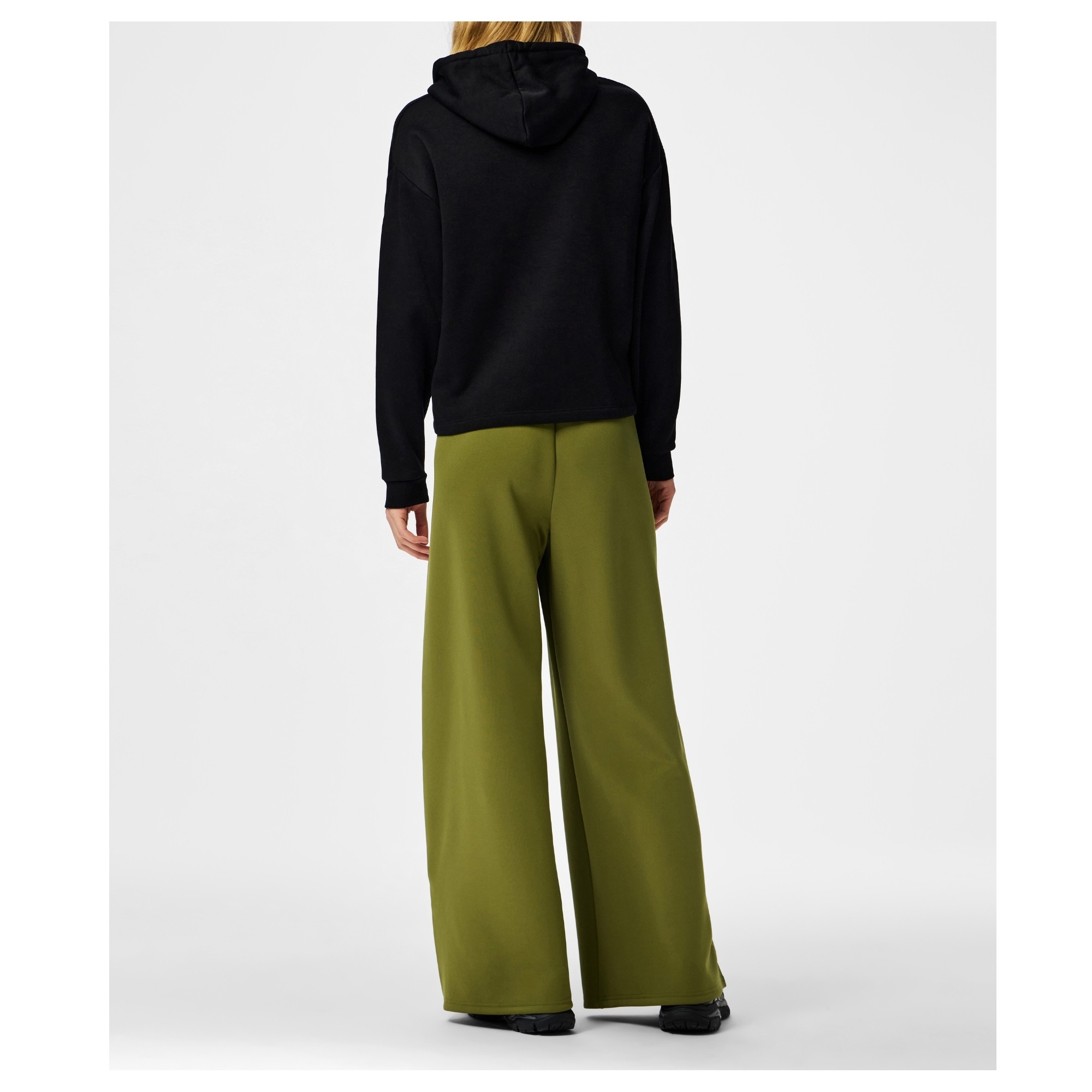 PIECES Laisvalaikio kelnės moterims, Žalia, Track 3