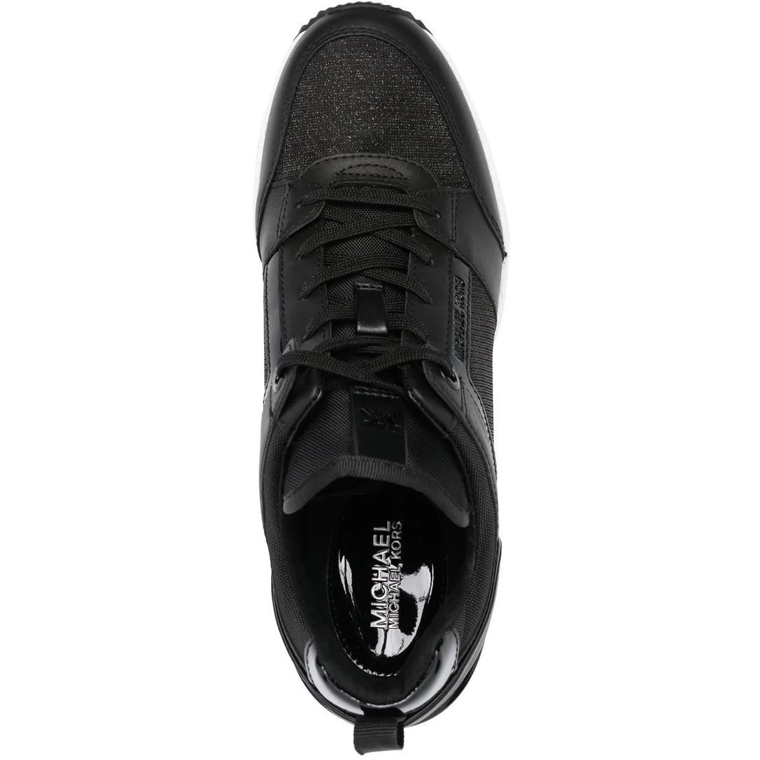 MICHAEL KORS Sportiniai bateliai moterims, Juoda, Georgie trainer 4