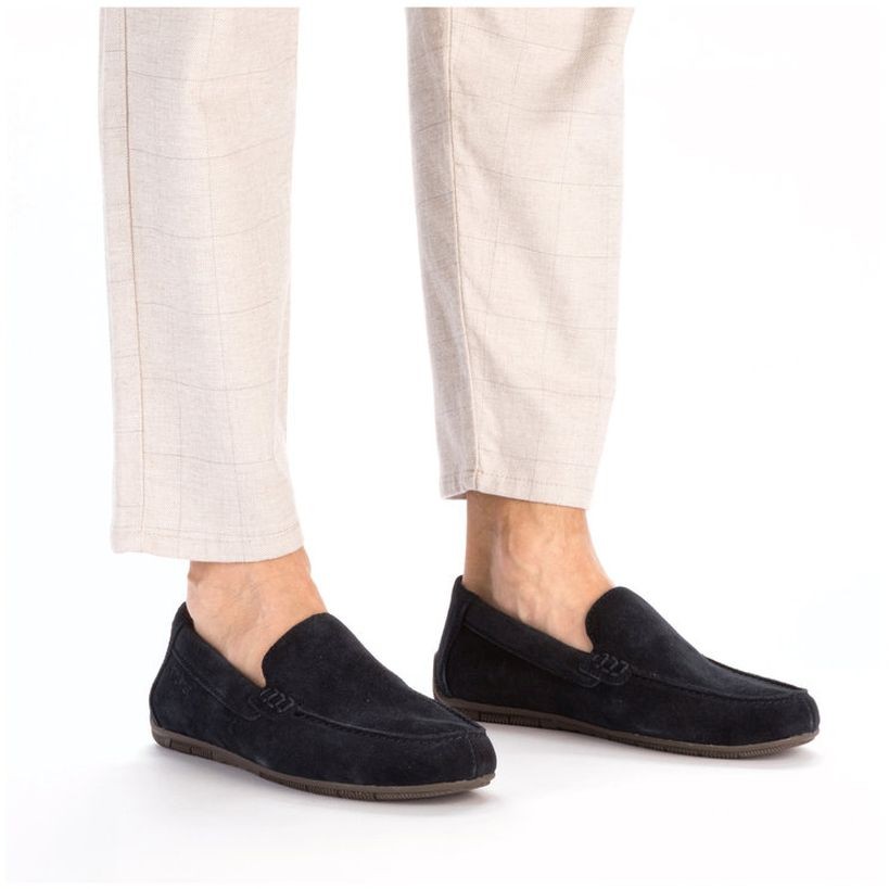 RIEKER Mokasinai vyrams, Mėlyna, MOCASINS 2