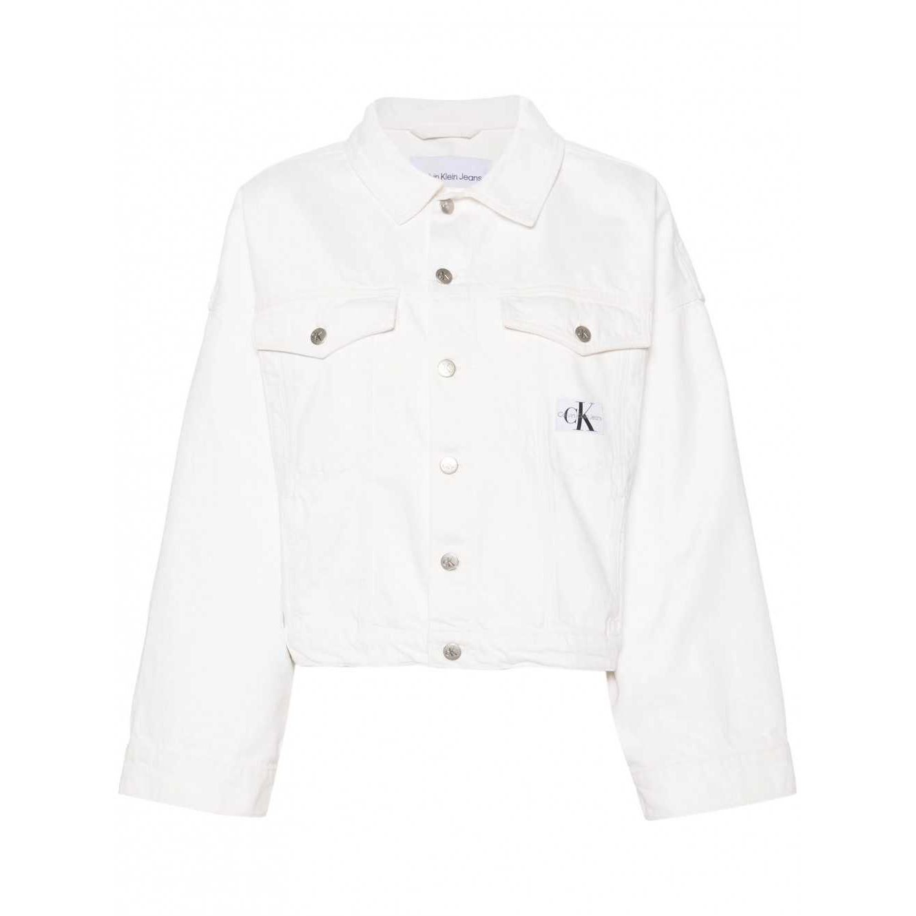 CALVIN KLEIN JEANS Džinsinis švarkas moterims, Mėlyna, Trucker jacket