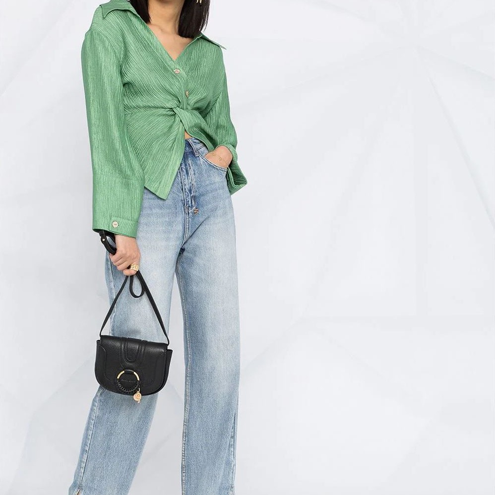 SEE BY CHLOE Rankinė per petį moterims, Juoda, Hana mini crossbody 3