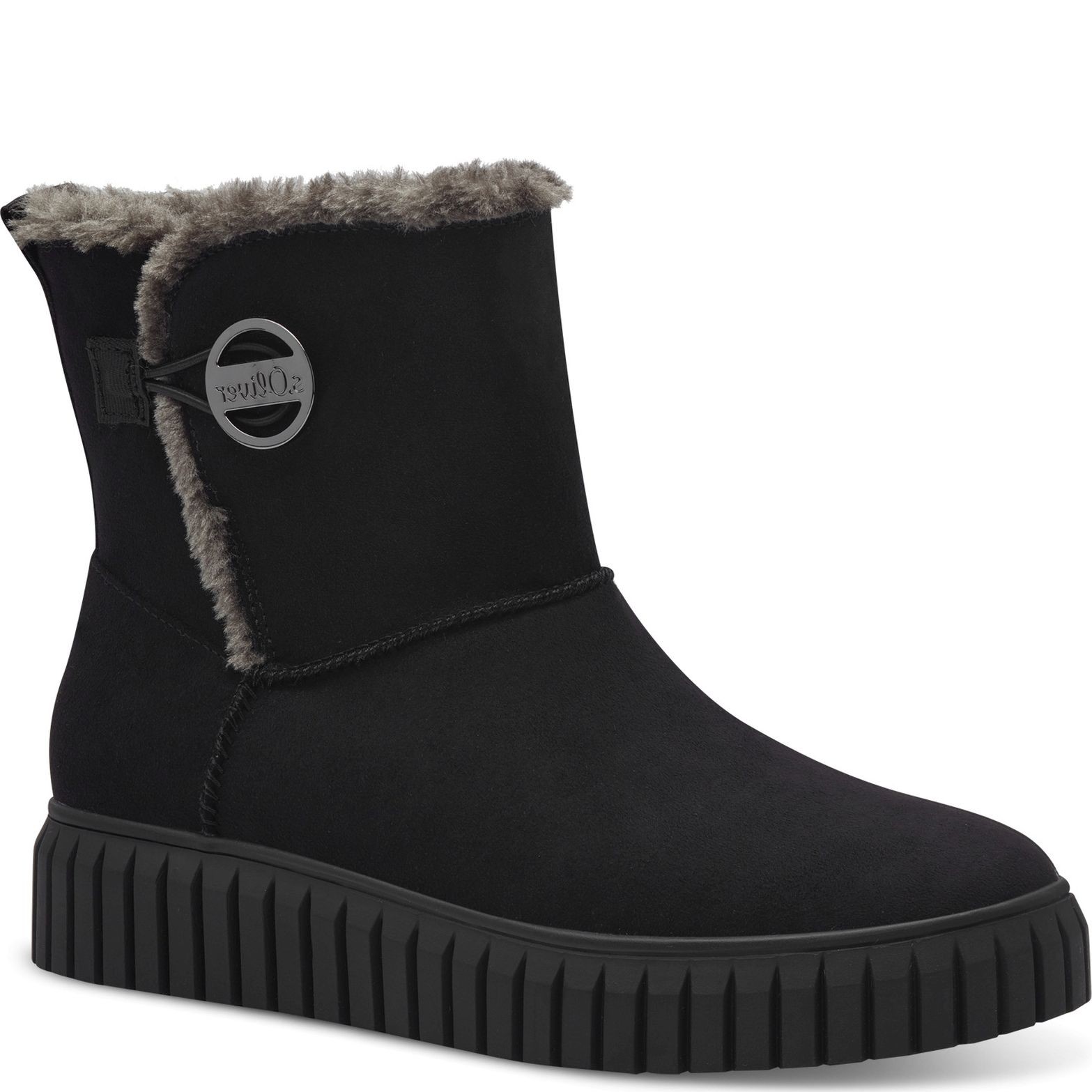 S.OLIVER Aulinukai moterims, Juoda, Booties 1