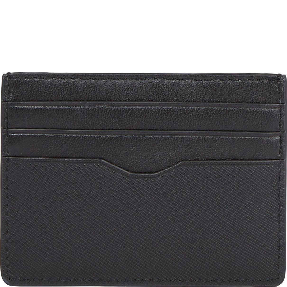 TOMMY HILFIGER Piniginė vyrams, Juoda, Central cc holder 2